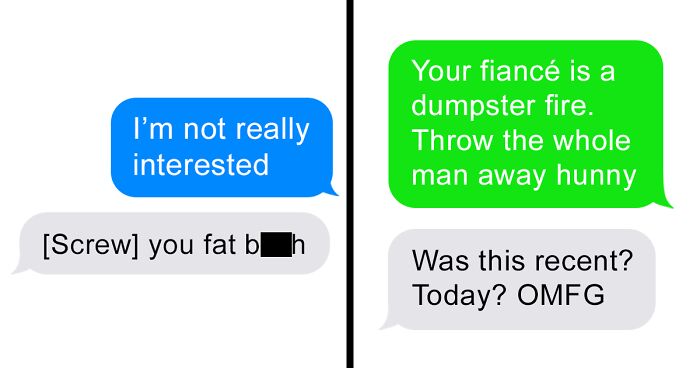 Woman Refuses To Go Out With This 'Nice Guy' So He Fat-Shames Her, She Responds By Forwarding All Of His DMs To His Fiancée