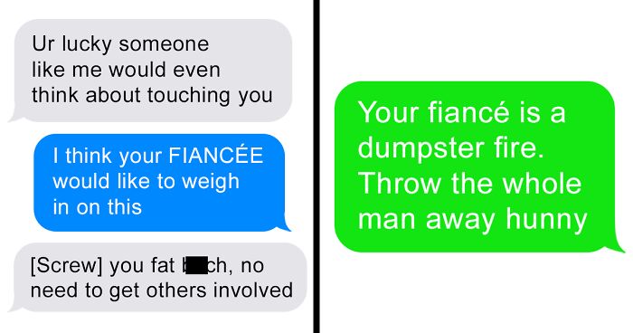 Woman Gets Hit On And Fat-Shamed By This Man Online, So She Sends The Screenshots To His Fiancée