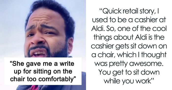 People Online Massively Criticize Store Manager Who Had Written Up An Employee For Sitting “Too Comfortably”