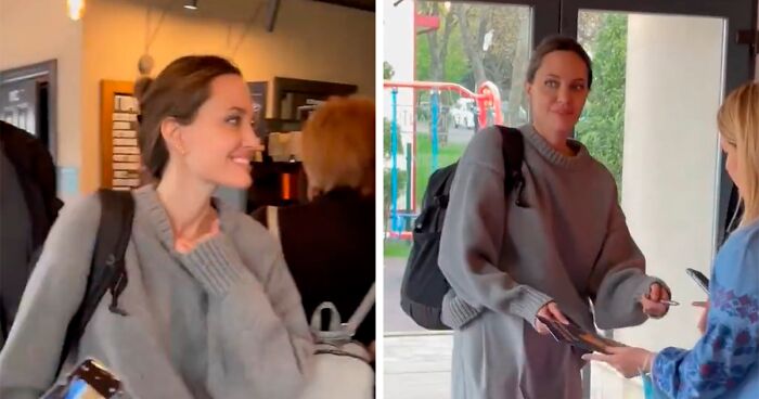 Angelina Jolie Visits Lviv, Ukraine, To Meet With Injured And Displaced Children, Gets Interrupted By Air-Raid Sirens