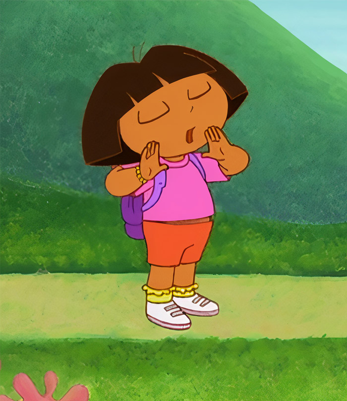 Dora The Explorer calling for somebody