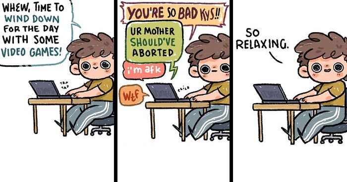 Artist Creates Relatable Comics Illustrating Her Gaming Habits, Social Mishaps And General Ineptitude At Life (35 Pics)