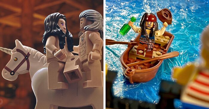 Artist Decided To Use Lego Figures In Order To Recreate Popular Movie, TV Show And Game Scenes, Here's The Result (54 Pics)