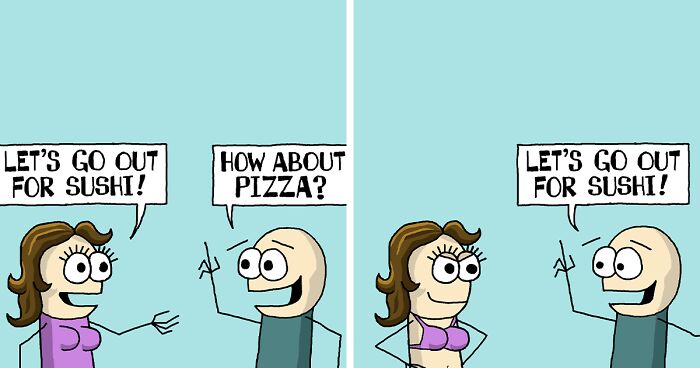 Let's Talk About Sexism: 20 Comics That I Created When Thinking About Male And Female Roles In The Media