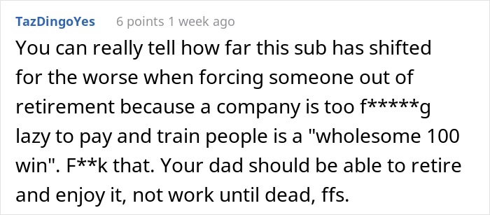 Retired Man Spent 30 Years At The Same Company, Was Asked To Come Back One Year Later Because They Realized How Important He Was