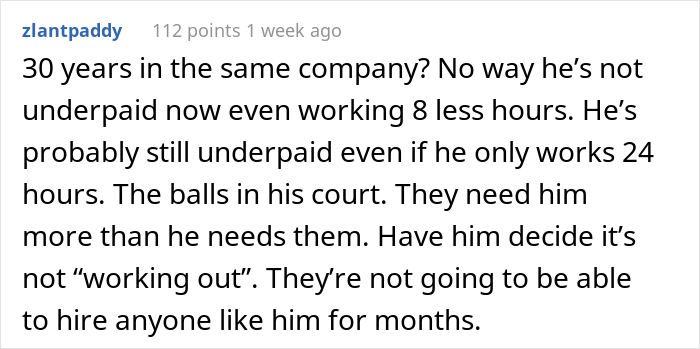 Retired Man Spent 30 Years At The Same Company, Was Asked To Come Back One Year Later Because They Realized How Important He Was