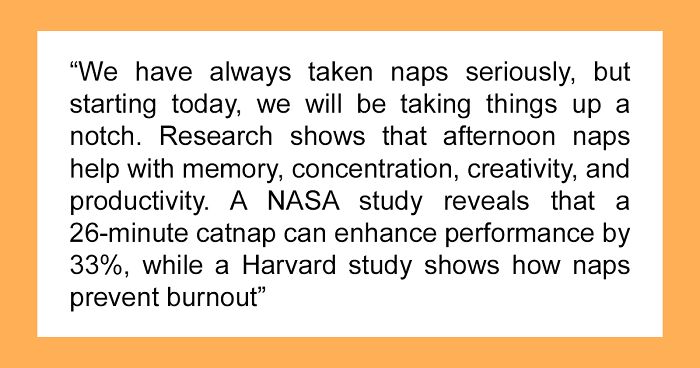 The Benefits Of Power Naps Are Being Embraced By This Company As They Implement Nap Policy For Their Employees