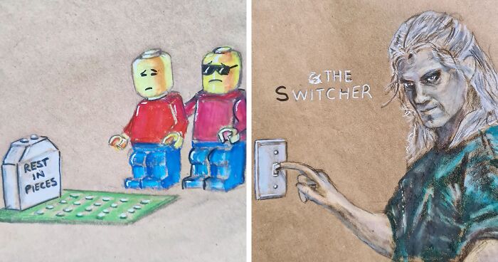 I Have Been Drawing Dad Joke Cartoons On My Daughters' Sandwich Bags (39 New Pics)