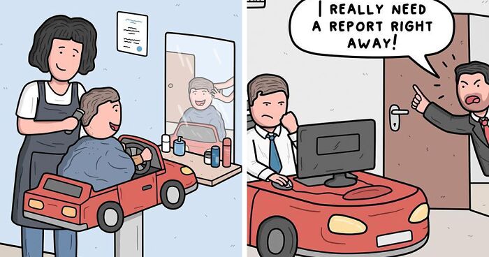 29 New Comics By Dimitri Piankov That Are Imbued With Dark Humor