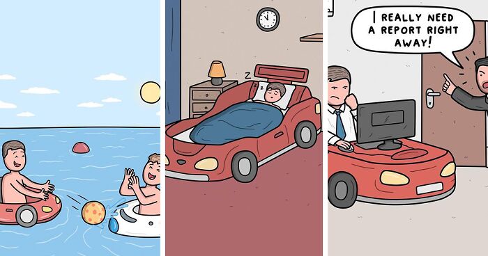 This Comic Artist Stands Out With His Strange Sense Of Dark Humor And A Little Bit Of Irony (29 New Pics)