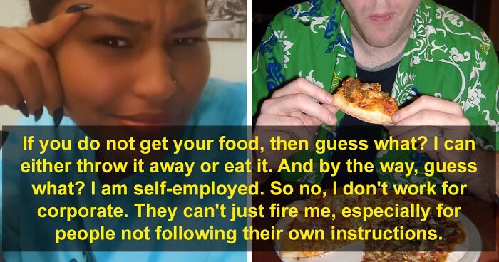 Food Delivery Driver Revealed She Was Allowed To Eat A Customer’s Food After They Didn’t Pick It Up, People Divided Into Two Camps