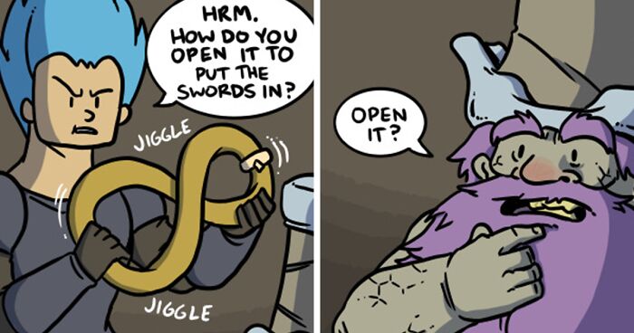 17 Comics About Fantasy Creatures Including Dwarves That I Made