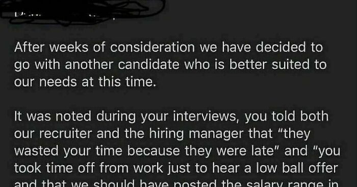 “They Really Dodged A Bullet With This One”: Twitter Reacts To A Ridiculous Job Rejection E-Mail To A Candidate Who Wasn't Having Their Nonsense