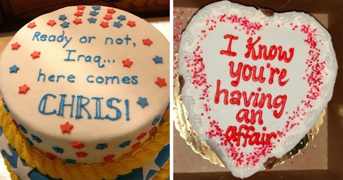 The 'Cakes With Threatening Auras' Twitter Page Showcases Some Of The Creepiest Bakes Ever (49 New Pics)