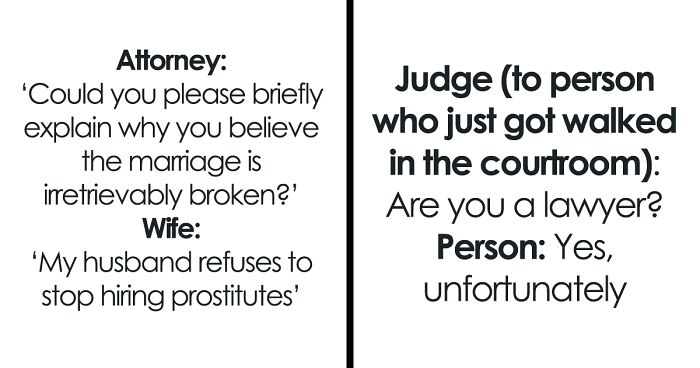 130 Hilarious Courthouse Conversations That People Overheard And Decided They Were Too Good Not To Share