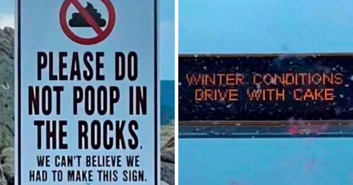 People Are Sharing Funny Signs In A Facebook Group Dedicated Entirely To Them (95 Pics)