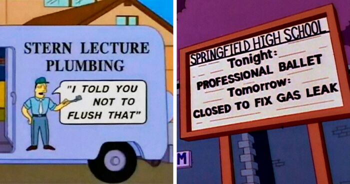 This Nostalgia-Filled Twitter Thread Has People Sharing Their Favorite Visual Gags From The Simpsons, Here Are 53 Of The Best