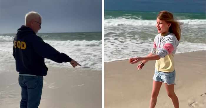 Woman Finds Out Her Dad Would Buy Seashells And Throw Them On The Beach For Her To Find When He Does The Same For His Grandkids