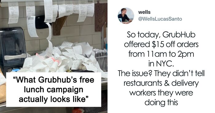 Grubhub’s ‘Free Lunch’ Promo Causes Absolute Chaos In New York