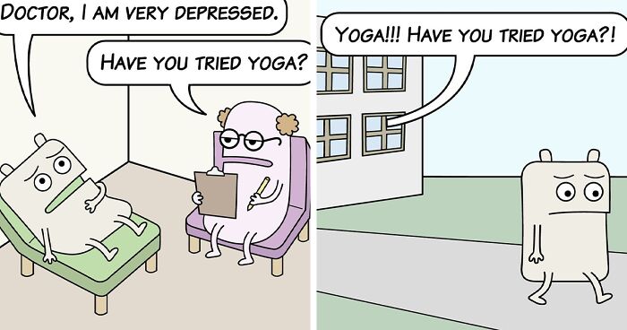 These Comics By Modern Sulking Illustrate Awkward Everyday Interactions And They Might Make You Smile (27 Pics)