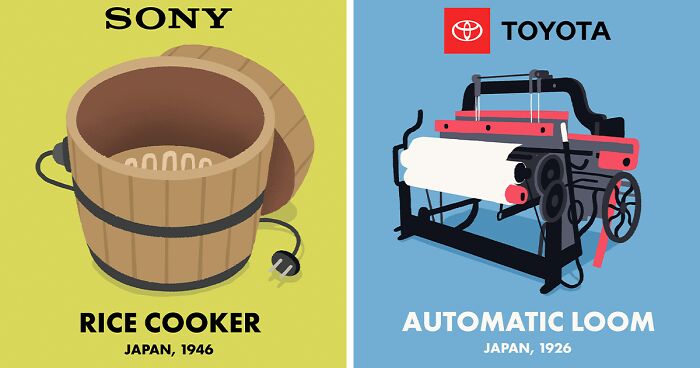 We Got Curious How Product Lines Can Shift And Change, So We Illustrated The Humble Roots Of 10 Iconic Household Brand Names