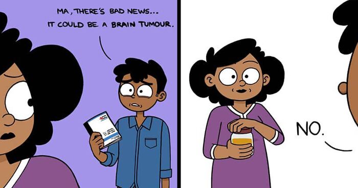 Artist Illustrates Funny Indian Family Moments In 50 Comics (New Pics)