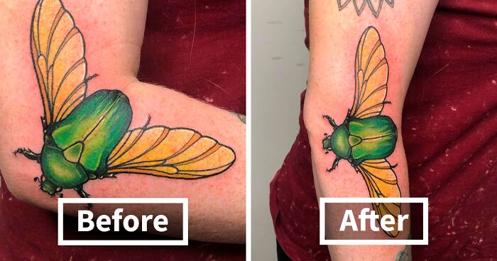 108 Times People Got Creative Tattoos That Transform When Their Bodies Move