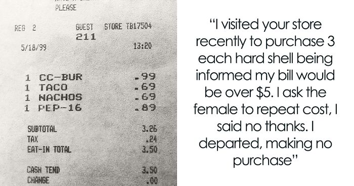 A Formal Complaint Letter Calls Out This Restaurant For Their “Ridiculous” Taco Prices Because They Pay 15 Bucks For 16-Year-Olds