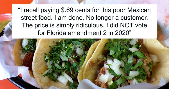 Delusional Karen Thinks Taco Prices Should Be The Same As They Were In The 1980s, Writes A Complaint Letter To The Local Restaurant