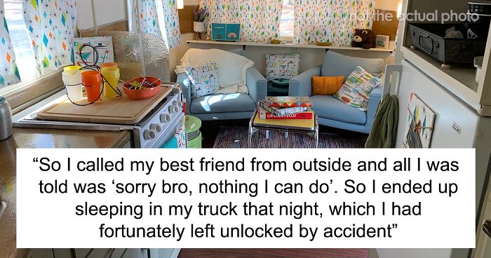 Guy Asks If He Overstepped When He Took His Camper And Left His Friends In A City They Didn’t Know After They Said There Was No Room In It For Him To Sleep