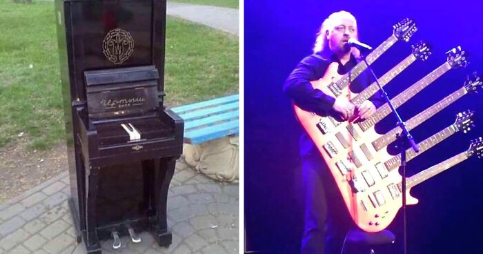 106 Of The Most Chaotic And Weird Musical Instruments Shared On This Twitter Account