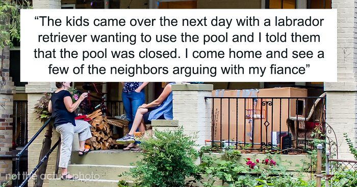 Entitled Parents Demand This Neighbor Open His Pool To Their Kids Who Damaged It Earlier, Guy Refuses