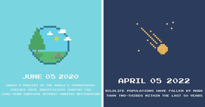 Promoting Planet Awareness: How I Use Pixel Art To Inform People About Environmental Issues (70 Pics)