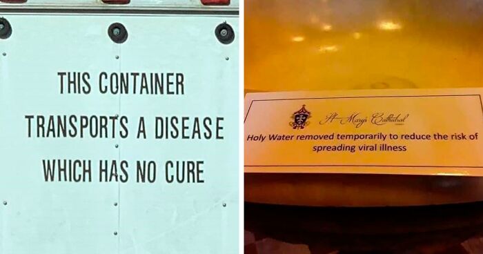 107 Times People Found Scary Signs That Left Them Uneasy And Shared Them On This Online Group