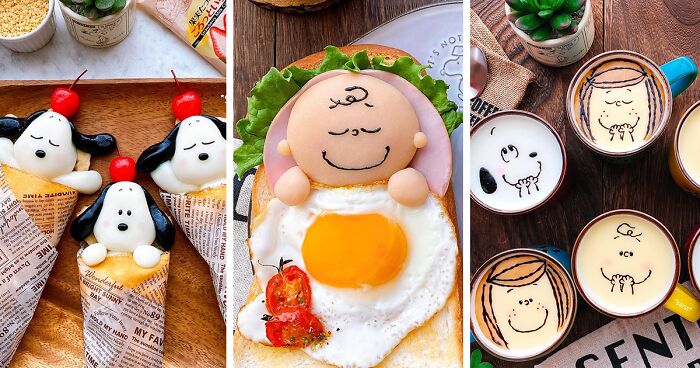 This Woman Makes Food In The Shape Of Snoopy (40 Pics)