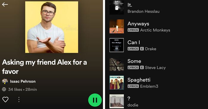 The “Weird Spotify Playlists” Community With Almost 20K Members Share Playlists On Spotify With Unexpected “Messages”, And Here Are 43 Of The Best Ones