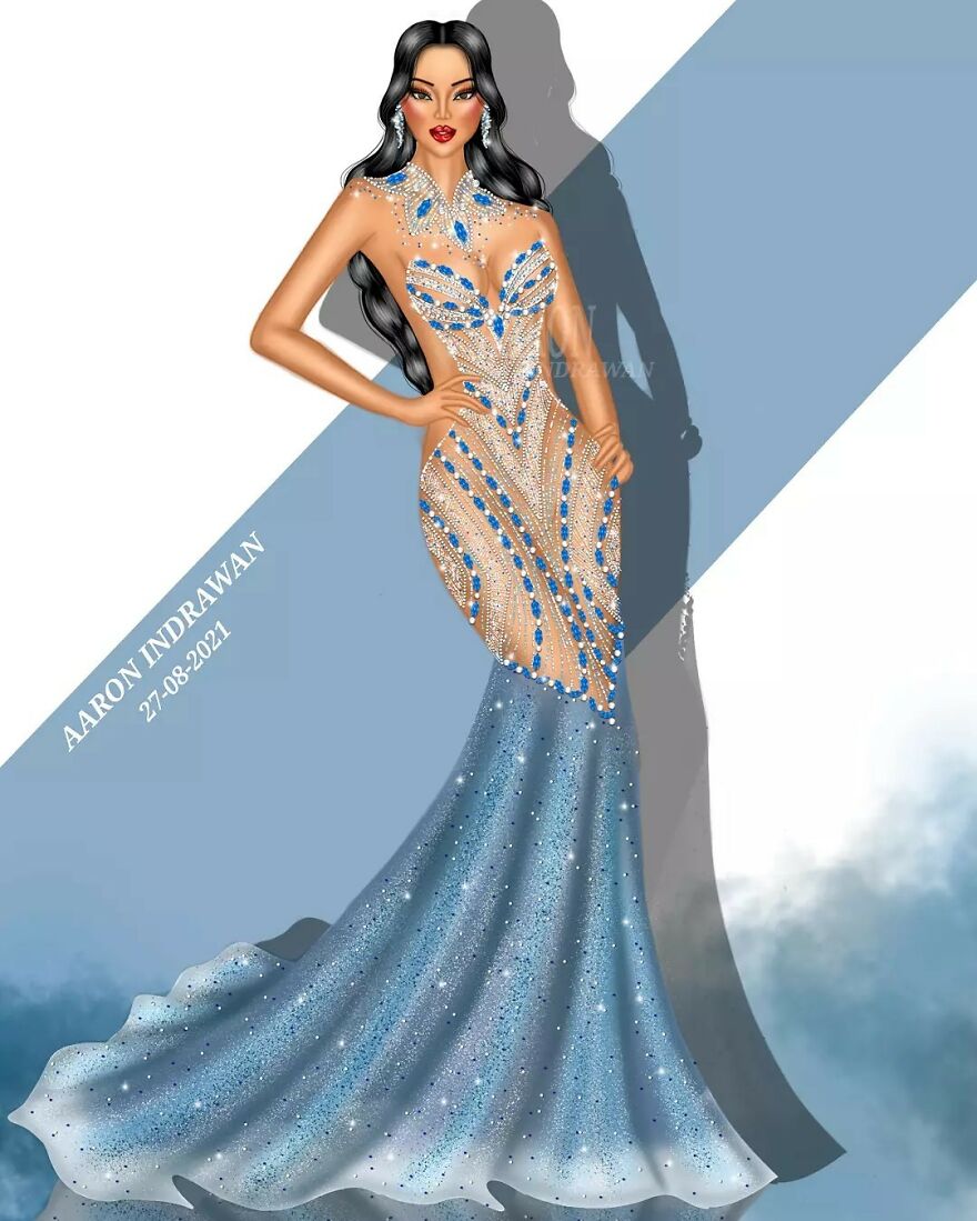 Artist Created Gowns Taking Inspiration From Different Sources To Amaze Every Pageants Lover ( 33 Pics )