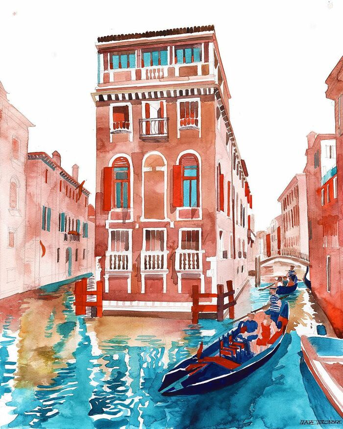 My 21 Watercolor Paintings Of Venice That Show The Beauty Of This City ...
