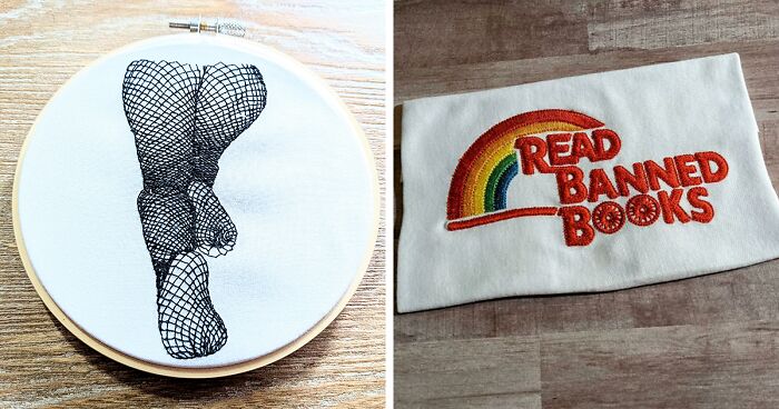 137 Times People Embroidered Really Creative And Cool Things (New Pics)