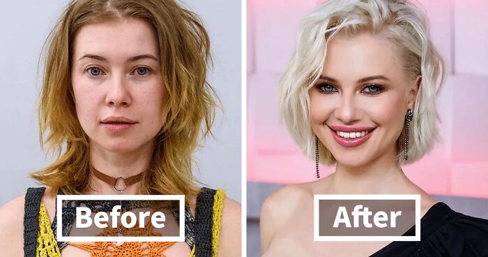 37 Before And After Pics Of Women Who Got Hollywood-Like Transformations From This Belarusian Hairstylist (New Pics)