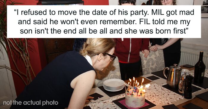 Woman Doesn't Want To Move Her Son's 1st Birthday Party Coinciding With Her Mother-In-Law's 50th Birthday, Gets Called A Jerk