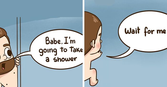 Artists Depict Their Adorable And Fun Situations Living As A Couple That You Might Find Very Relatable (60 Comics)