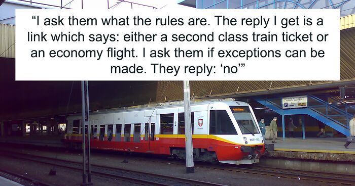 Person Is Told To Go On Business Trips By Economy Flights, Not The 1st-Class Train, In Order To Save Company's Money, Turns Out It Costs 5 Times More