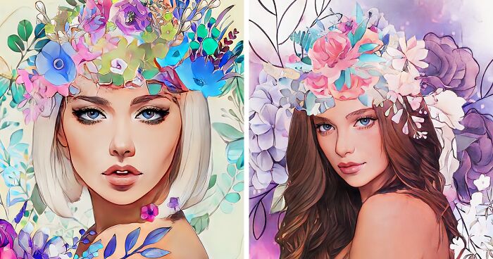 I Captured The Ephemeral Beauty Of The World Around Us In My Floral Collage Artworks, And Here Are The Best 19 Works