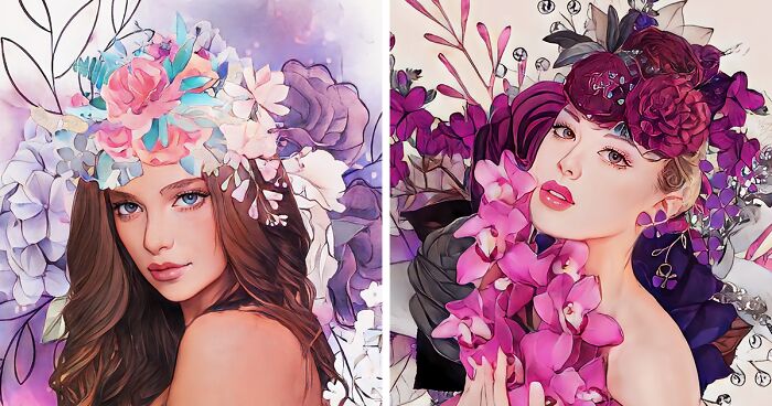 I Captured The Ephemeral Beauty Of The World Around Us In My Floral Collage Artworks, And Here Are The Best 19 Works