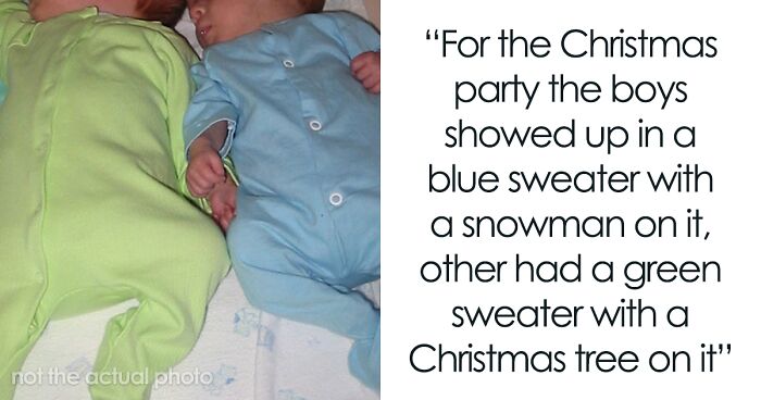 Mom Dresses Her One Toddler Twin In Blue And The Other In Green, Gets Blamed For Stifling Their Individuality