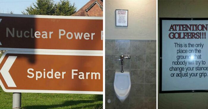 Facebook Page Is Sharing The Funniest Signs They’ve Seen And Here Are 95 Of The Best Ones