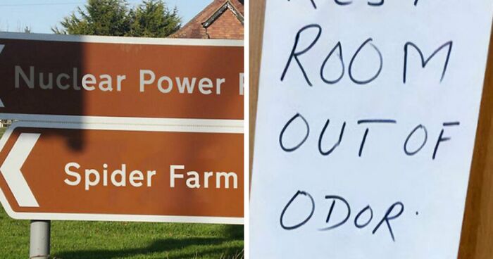 70 Of The Funniest Signs Ever, As Collected By This Facebook Page