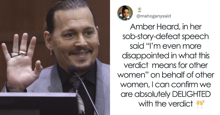 40 Of The Best Reactions People Posted In Response To Johnny Depp Winning His Defamation Lawsuit Against Ex-Wife Amber Heard