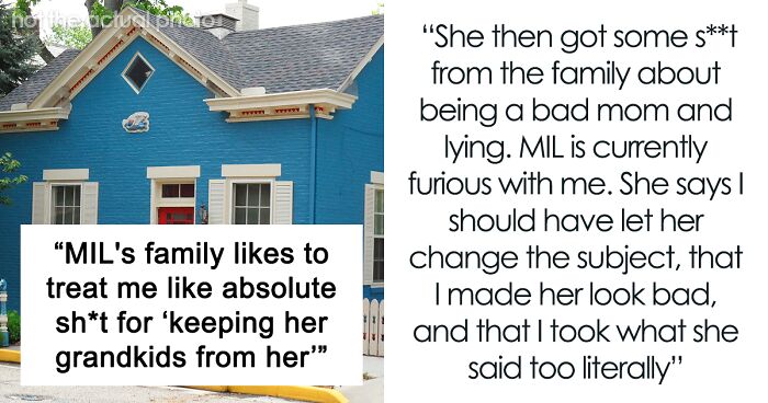 Woman Is Hesitant To See Her Grandchildren, Covers It Up With A Lie About Her Husband And Gets Exposed By Her Daughter-In-Law At A Family Gathering